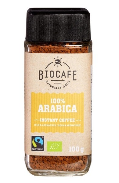 Biocafe, 100 Arabica Instant Coffee 100G Bio
