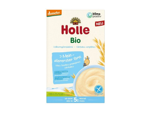 Holle, Wholemeal Baby Porridge Gluten Free From 5 Months 250g Bio