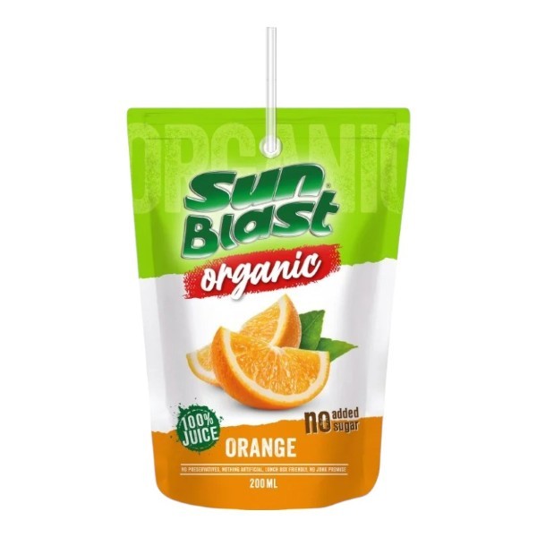 Sun Blast, Orange Juice 200ml Bio