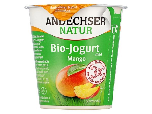 Andechser, Fruit Yogurt Mango 150G Bio
