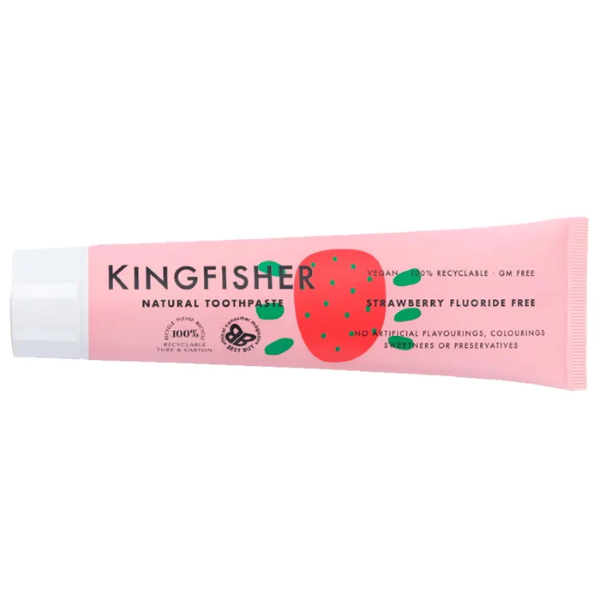 Kingfisher, Natural Toothpaste Strawberry Fluoride Free 100Ml