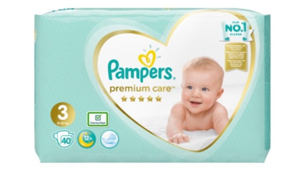Pampers Premium Care Baby Diapers No3 6-10kg 40pcs