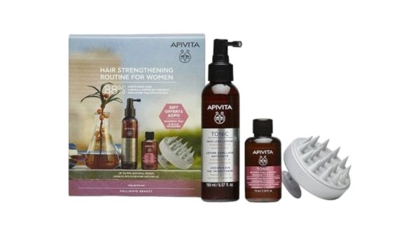 Apivita Hair Strengthening Routine For Women