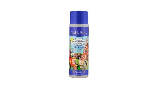 Childs Farm 2 in 1 Shampoo Conditioner Organic Rhubarb and Custard