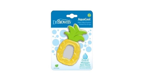 Dr. Brown's Aqua Cool Pineapple Massaging Teether 3m+
