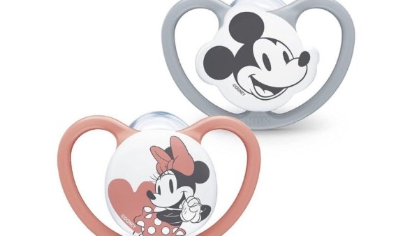 Nuk Silicon Soother S2 (Space) 2 Box Mickey-Minnie