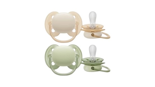 Avent Pacifier 0-6m Ultra Soft For Sensitive Skin x 2