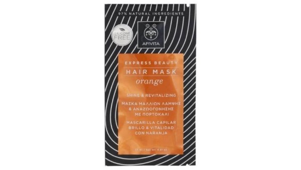 Apivita Express Beauty Hair Mask Orange 20mL