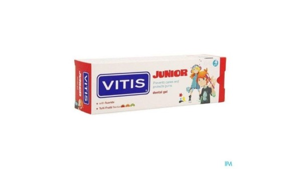 Vitis Toothpaste Gel Junior 6+ 75mL