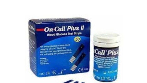 On Call Plus Blood Glucose Test Strips 50X