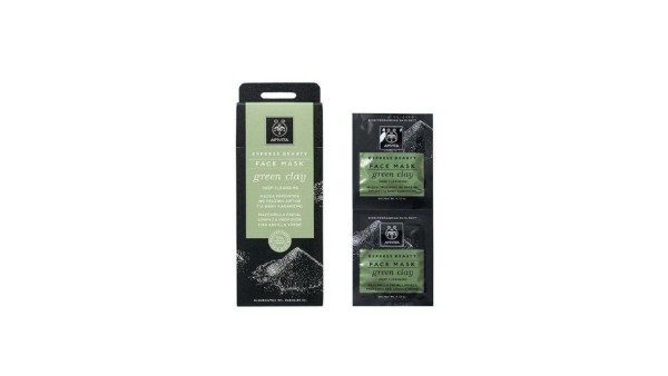Apivita Express Beauty Deep Cleansing Face Mask With Green Clay 2X8mL