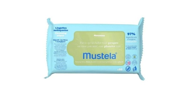 Mustela Cleansing Wipes Normal Skin 60 Wipes