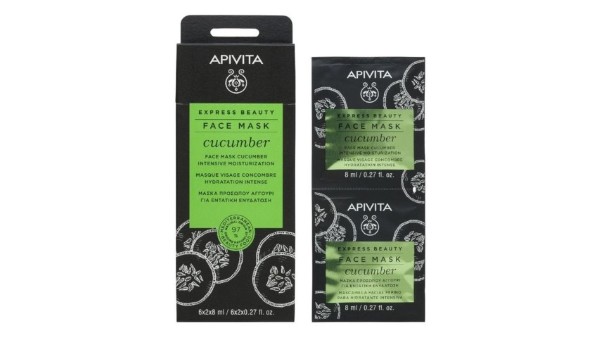 Apivita Express Beauty Face Mask Cucumber 2x8mL