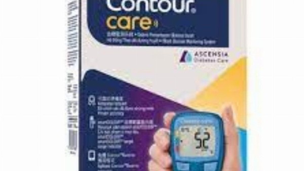Contour Care Blood Glucose Meter For Use With Ascensia Contour Care Strips, 1Pc