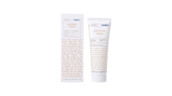 Korres Saffron Orris Body Milk, 125mL