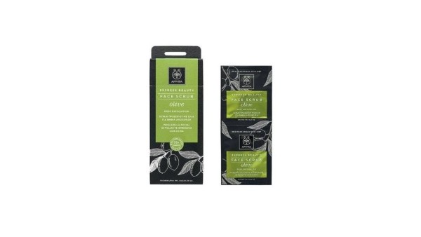 Apivita Express Beauty Face Scrub Olive 2x8mL