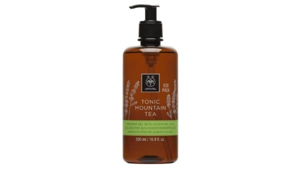 Apivita Tonic Mountain Tea Shower Gel 500mL