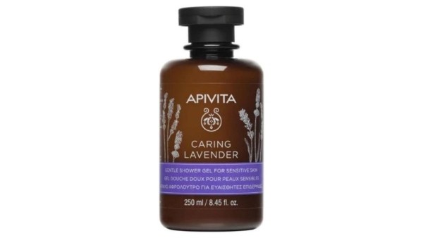Apivita Caring Lavender Gentle Shower Gel For Sensitive Skin 250mL