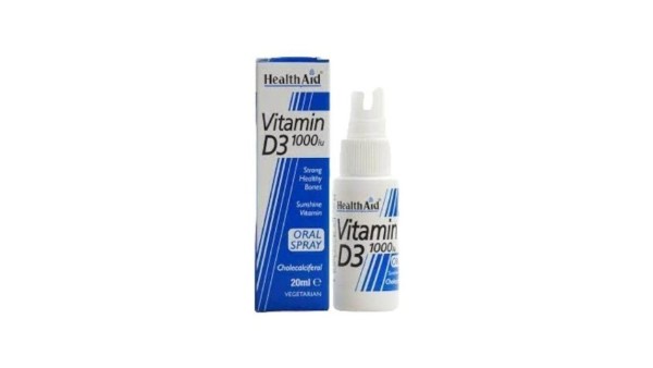 Health Aid Vitamin D3 Spray 1000IU 20mL