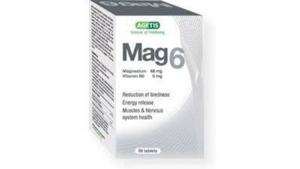Agetis Mag6 - Magnesium & Vitamin B6 X 56 Tablets