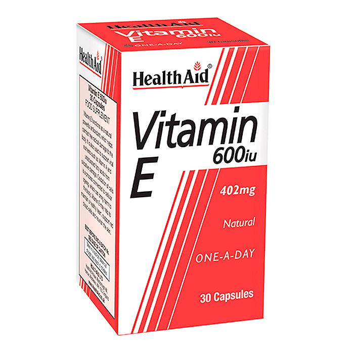 Health Aid Vitamin E 600 IU 30 Capsules
