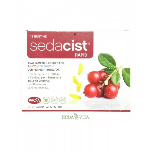 Erba Vita- Sedacist Rapid (Probiotic & Prebiotic) 12 Sachets
