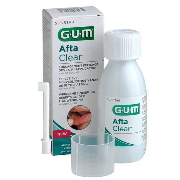 Gum Afta Clear Mouthrinse, 120mL