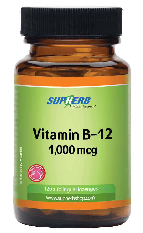 Supherb Vitamin B-12 1000Mcg X 30 Chewable Tablets