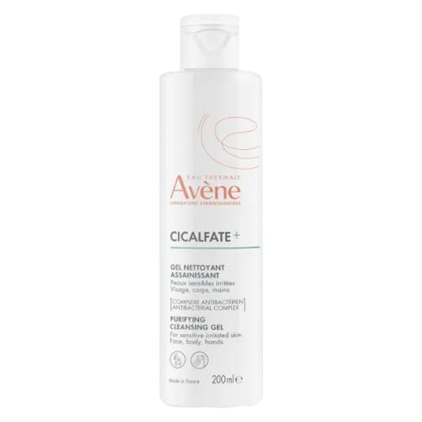 Avene Cicalfate Purifying Cleansing Gel For Sensitive Irritated Skin 200mL