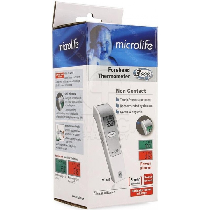Microlife Thermometer Forehead NC150