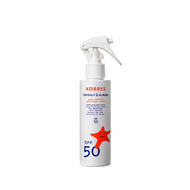 Korres Coconut & Almond Sunscreen Kids Spray SPF 50 150mL