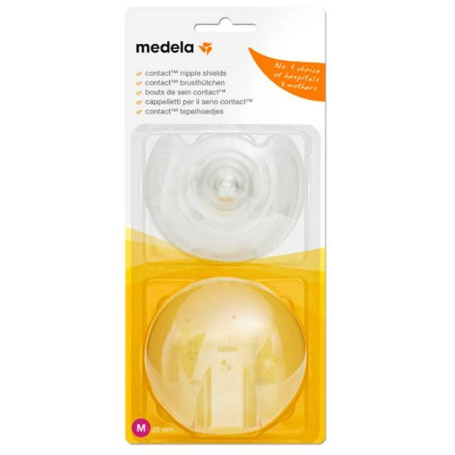 Medela Contact Nipple Shields Medium, 2Pcs