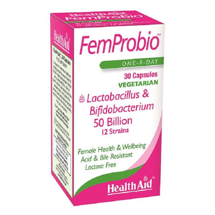 Health Aid Femprobio, Probiotics for Women's Health 30 Capsules