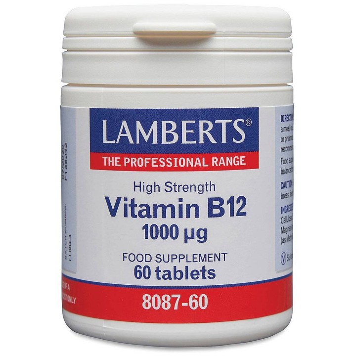 Lamberts Vitamin B12 1000mg 60 Tablets