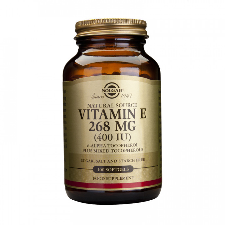Solgar Vitamin E 268mg (400IU) 100 Softgels