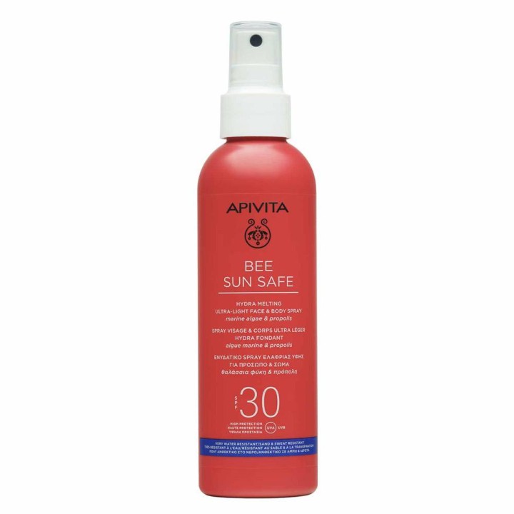 Apivita Bee Sun Safe Hydra Melting Ultra-Light Face & Body Spray SPF30 200mL