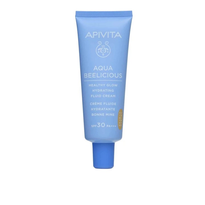 Apivita Aqua Beelicious Hydrating Fluid Cream Tinted SPF 30 40mL