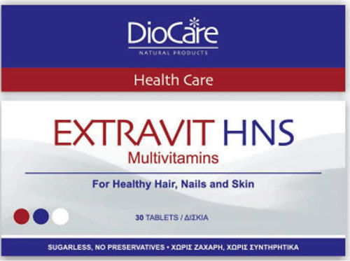 Diocare Extravit Hair Nails & Skin 30 Tablets