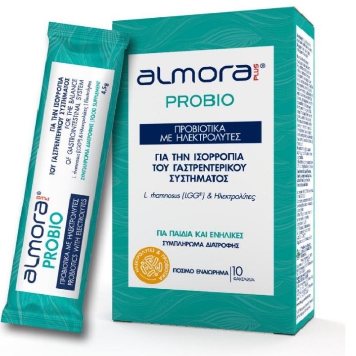 Almora Plus Probio Probiotics With Electrolytes 10 Sachets