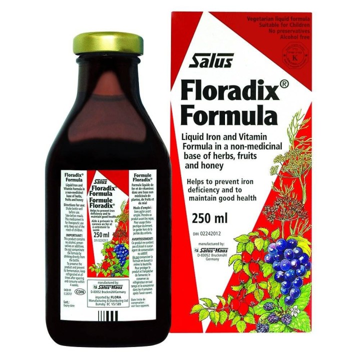 Salus Floradix Liquid Iron Formula 250mL