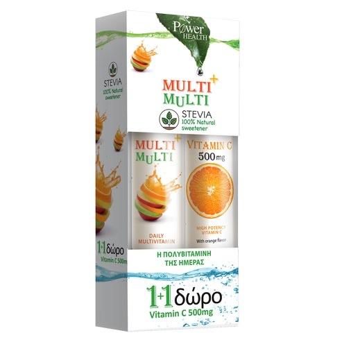 Power Of Nature Multi Vitamin + Vitamin C 500mg Duo Pack