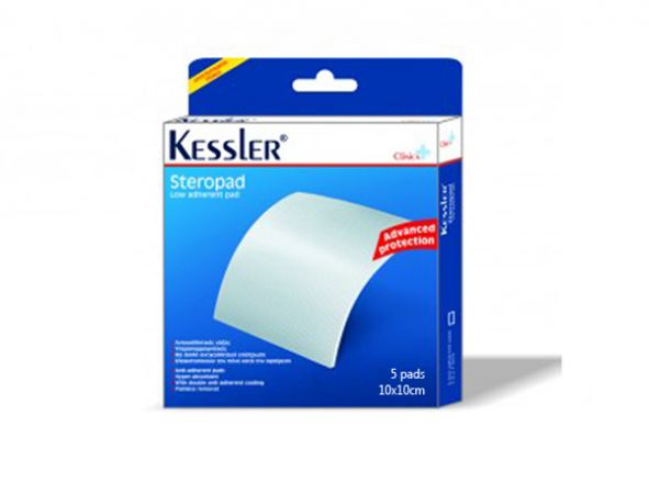 Kessler Steropad Non-Stick Dressing 10 x 10cm 5 Pads