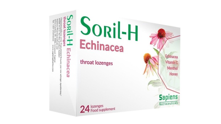 Soril H Echinacea + Vitamin C Throat 24 Lozenges