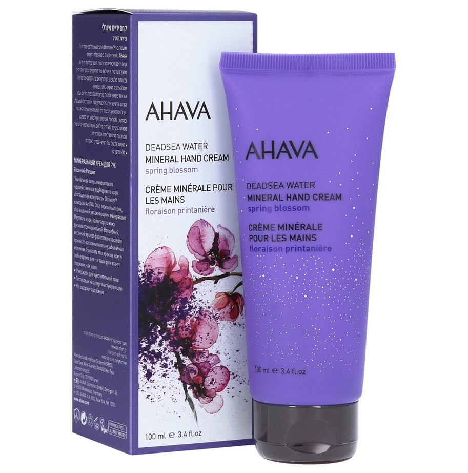 Ahava Deadsea Water Spring Blossom Mineral Hand Cream 100mL