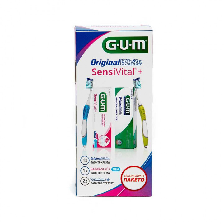 Gum Offer Sensivital + Original White Set 2T/P & 2T/Br