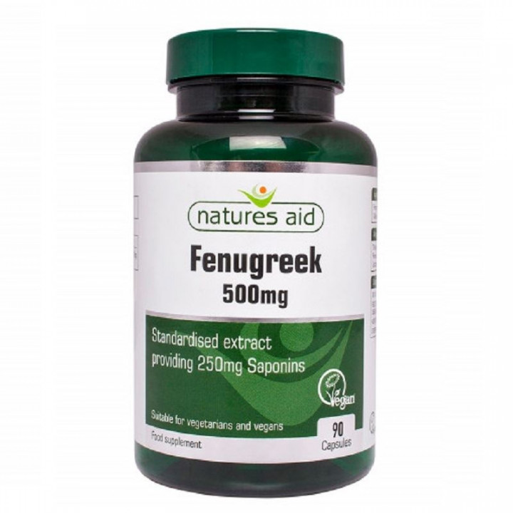 Natures Aid – Fenugreek, 90 Capsules, 500mg