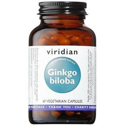 Viridian Ginkgo Biloba 60 Capsules