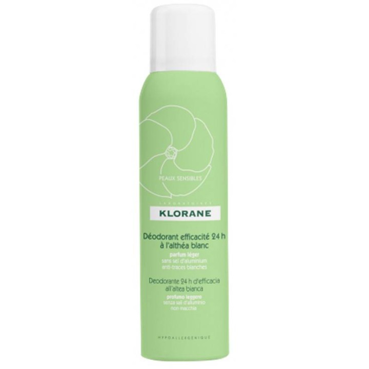 Klorane Deodorant Spray 24H With White Althea 125mL