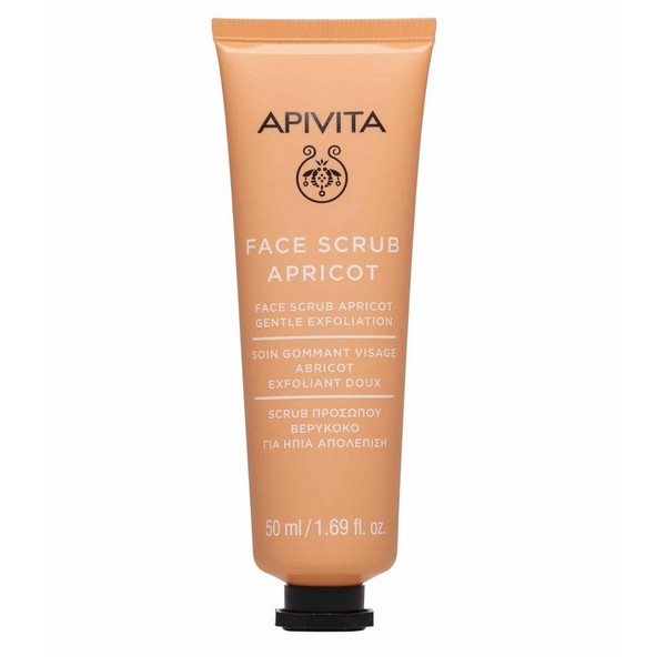 Apivita Face Scrub With Apricot 50mL