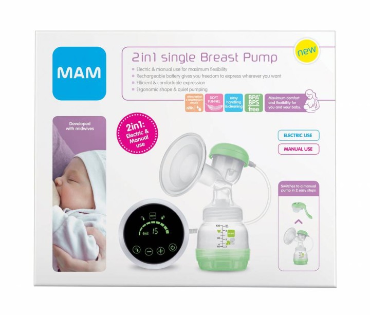 Mam 2 In 1 Single Breast Electric Pump